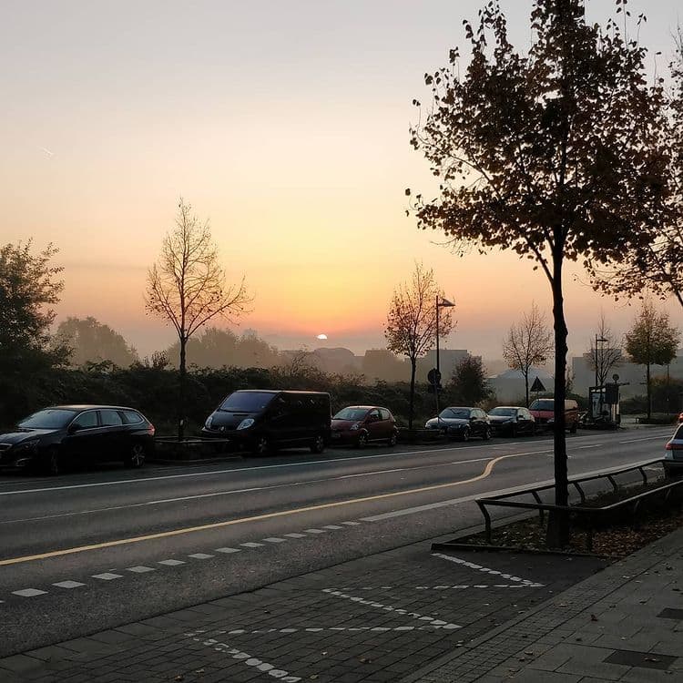 Sun is rising #ffm #nofilter #sunrise