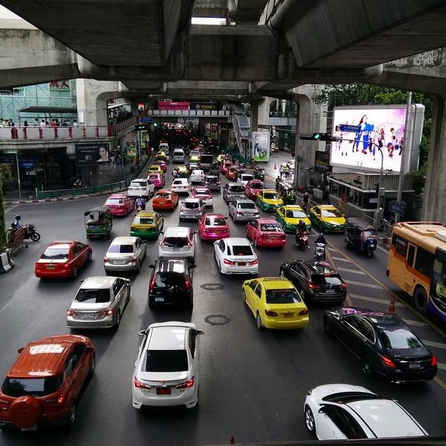 #bangkok #traffic #nofilter #summer #holiday #thailand